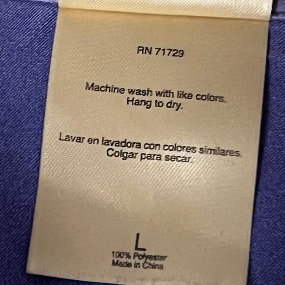 Gabrielle Rohde-Royce Womens Lavender Zip-Up Jacket Size L Lightweight Soft Fini - Picture 9 of 15